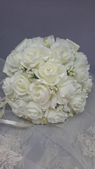 Свадебные аксессуары: Свадебный аксессуар, Новый, цвет - Молочный — 9