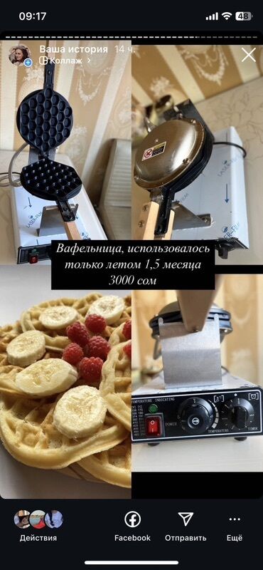 фрейзер для мороженое: Профессиональная вафельница для приготовления хрустящих вафель с