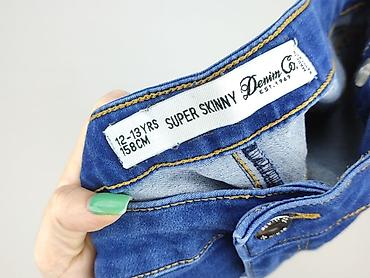 babababie spodnice: Spodnie jeansowe, DenimCo, 13 lat, 158, stan - Bardzo dobry — 4