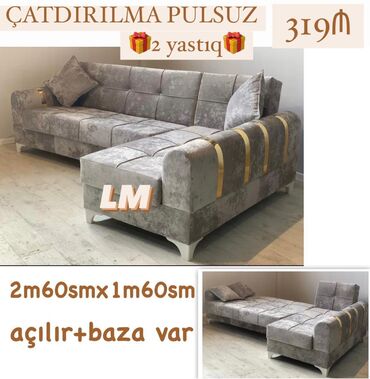 mətbəx üçün künc divanları: Künc divan, Qonaq otağı üçün, Bazalı