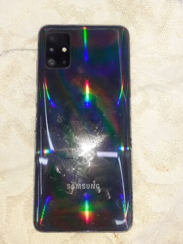 galaxy tab a7 lite qiymeti: Samsung Galaxy A51, цвет - Черный, Отпечаток пальца