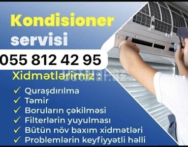 avtomobil kondisioner kompressor temiri: Her nov kondisonerlerinin 
Temiri qurawdrlmasi
Qaz vurlmasi