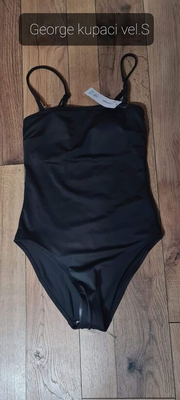 lisca kupaći kostimi jednodelni: S (EU 36), Jednobojni, bоја - Crna