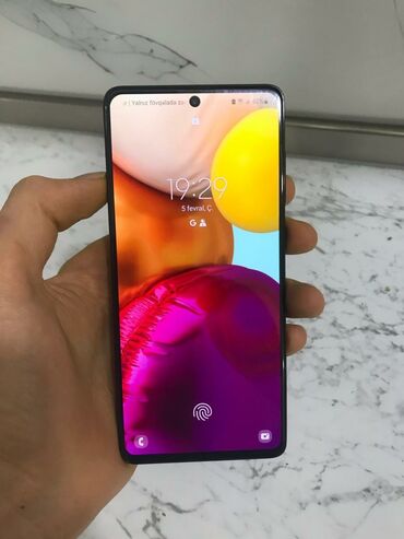 telefon 40: Samsung Galaxy A71 5G, 128 GB, Zəmanət, Qırıq, Düyməli