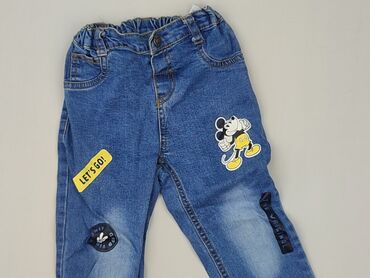 czerwone spodnie chłopięce pepco: Jeans, Disney, 2-3 years, 98, condition - Very good