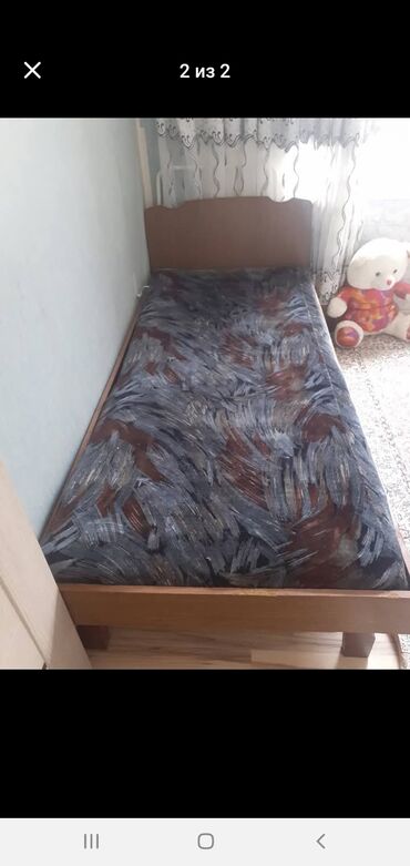 poçt qutusu satışı: Б/у, Односпальная кровать, Без подьемного механизма, С матрасом, Без выдвижных ящиков, Россия
