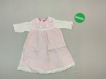sinsay różowa sukienka: Sukienka, 12-18 m, stan - Dobry