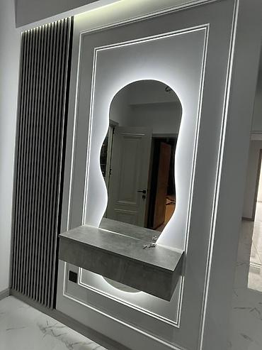 Güzgülər: Güzgü Divar üçün, Dekorativ, Arxa işıqlı — 3