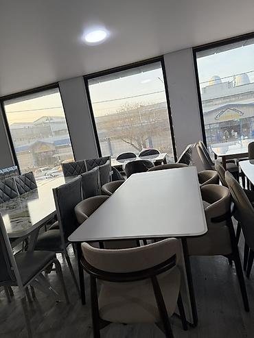 Кухонные столы: Обеденные столы с глянцевой столешницей - Прямоугольная форма — 4