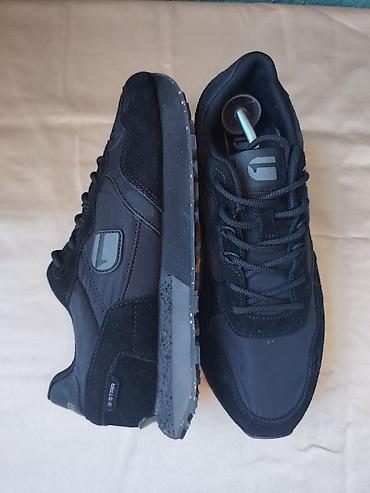 air force pertle: G-Star RAW muške patike – crne, lifestyle/retro running stilUg 28cm - — 3