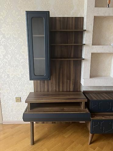 dəsti: TV üçün modullu dəst - Material: ağac teksturalı laminat/MDF — 5