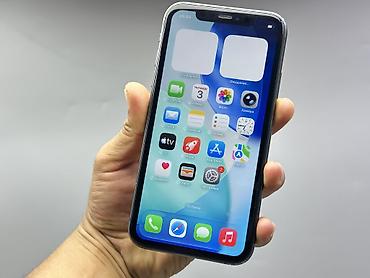 iphone 11 osh: IPhone 11, Б/у, 128 ГБ, Черный, Защитное стекло, Чехол, 71 % — 3