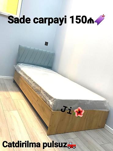 jasmin: Bazasiz madel carpayi 🏷️Cemi 150₼ Matras daxil ✓Reng secimi movcutdur — 1