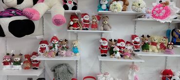 Yeni il oyuncaqları və bəzəkləri: Məhsul: Əl işi toxunma yumşaq oyuncaqlar Qiymetler olcuye gore deyisir — 9