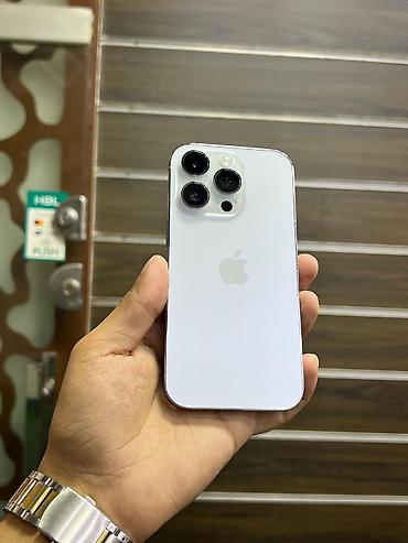 IPhone 14 Pro, Б/у, 128 ГБ, Белый, 81 %