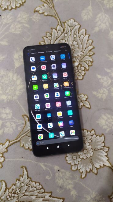 телефон дешовые: Poco C40, Б/у, 64 ГБ, цвет - Черный, 2 SIM