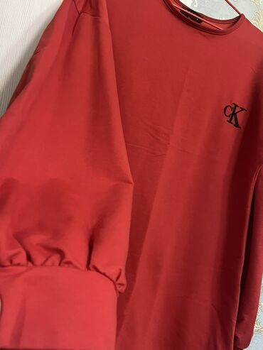 Svitşotlar: Svitşot, Calvin Klein, L, rəng - Qırmızı — 8