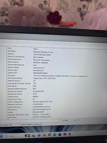 Ноутбуки и аксессуары: Acer Extensa 15 (EX215-57-76DA) noutbuk – Pure Silver rəng - — 6