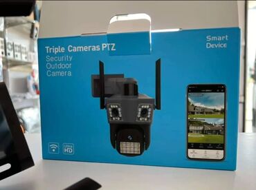 Video nadzor: PTZ iP WIFI kamera sa 3 sočiva i alarmom 10X Zoom 8MPX Wi-Fi kamera — 9