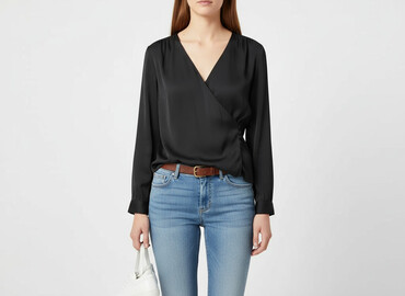eleganckie bluzki do spodni na wesele: H&M, Жіноча блуза, розмір S