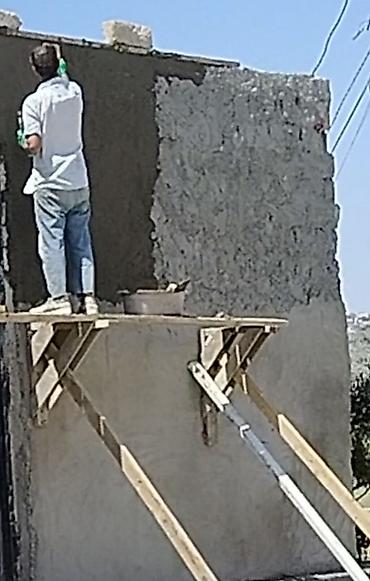 Fasad suvağı və bəzək işləri xidməti - Xarici divarların sement-qum