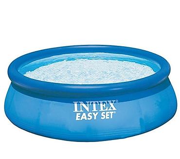 hovuzlar: Elektron Nasos Hediyye. Intex 2.44 × 0.61 m şişmə hovuz 🌊 Yay — 1
