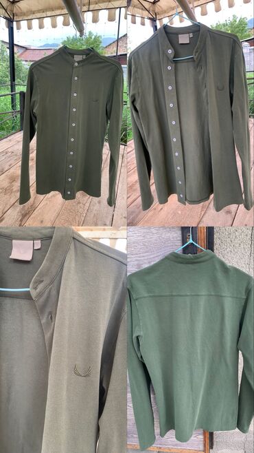 сапок мужской: Рубашка S (EU 36), M (EU 38), цвет - Зеленый