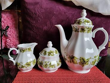 tea pre i posle: Servis za kafu,caj nemacka wunsiedel porcelan Bavaria 70te. Nemacki — 8