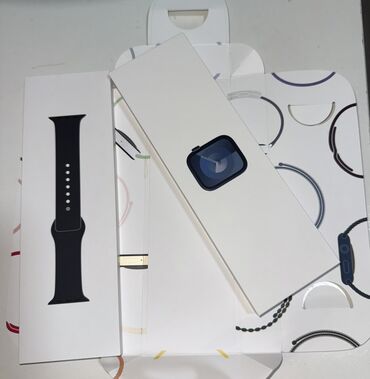 мафон новый: Apple Watch Series 9, 45mm midnight. Абсолютно новые!