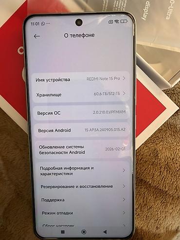 тесла телефон: Redmi, Redmi Note 15 Pro, Новый, 512 ГБ, цвет - Зеленый — 1