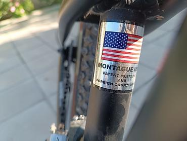 Velosipedlər: Montague USA qatlanan dağ velosipedi - Çərçivə: Montague X seriyası — 1