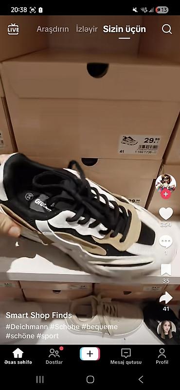 krosovka: Unisex idman ayaqqabısı – Graceland (Deichmann) - Rəng: ağ-qara və — 3