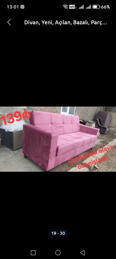 Divanlar: Divan, Yeni, Açılan, Bazalı, Parça, Rayonlara çatdırılma — 12