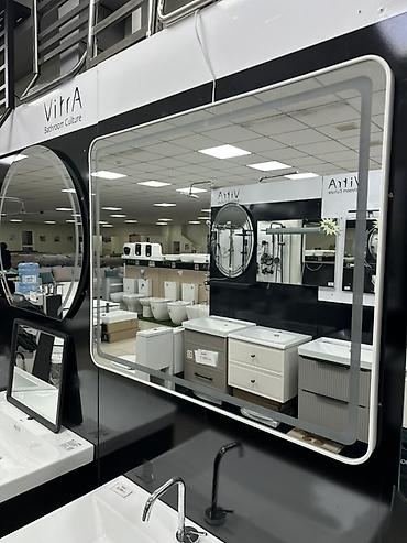 Декор и интерьер: Зеркало для ванной с LED‑подсветкой VitrA - Прямоугольная форма — 1