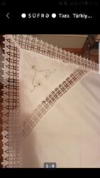 Digər qab-qacaq və mətbəx ləvazimatları: Süfrə. Təzə. Türkiyə istehsalı. Tac firması. Ölçü - 220 x 160 — 9