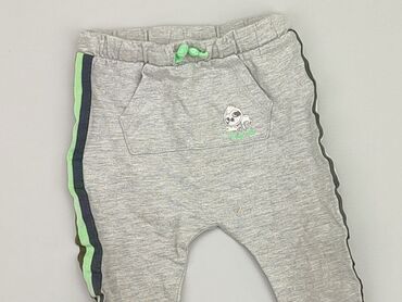 spodenki z wysokim stanem dresowe: Sweatpants, 12-18 months, condition - Very good