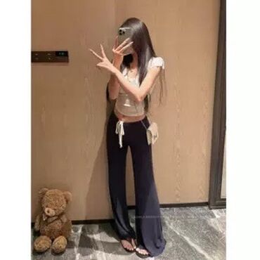 Женские брюки: Брюки Клеш, Лето, Китай, Стрейч, Новый, S, M, L at lalafo.kg — 14 Женские брюки: Брюки Клеш, Лето, Китай, Стрейч, Новый, S, M, L — 14