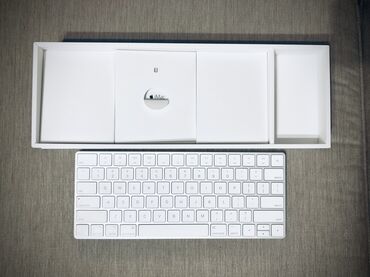 apple wireless keyboard mc184 white bluetooth: Клавиатура, Apple, Ножничная, Bluetooth подключение