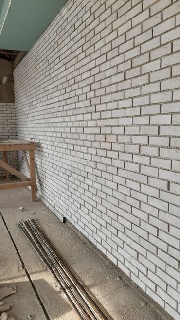 Fasad işləri: Fasad və interyer üçün dekorativ daş/keramika üzlük işləri - Kərpic — 6