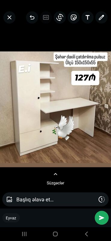 стол и стулья для дачи: Yazı masası yeni