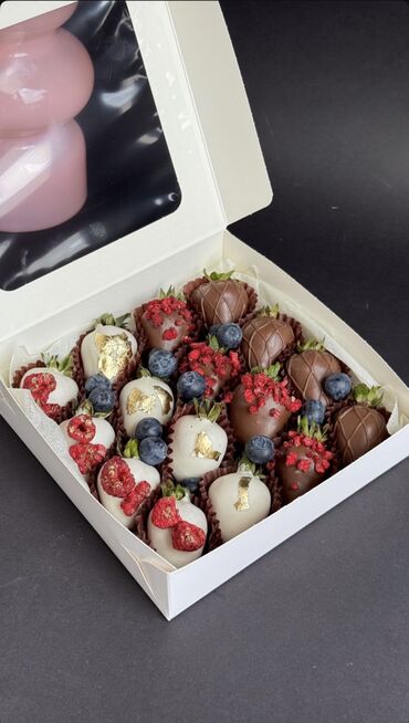 Другие продукты питания: Клубника в шоколаде | Ош 6 штук 500 сом 9 штук 765 сом 10 штук 800 — 1
