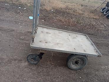 Садово-строительные тачки и тележки: Садово-строительная тачка и тележка, Стальная, Четырехколесная — 5