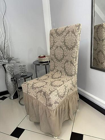 dormeo sova: Navlake za stolice sa faltnom – elegantni damast dezen Prekrivači Za — 5