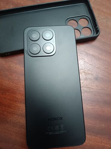 100 manata yeni telefonlar: Honor X8a, 128 GB, rəng - Qara, Sensor, Barmaq izi, Face ID