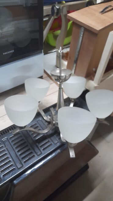 lustur sederek instagram: Çılçıraq, 5 lampa, Farfor