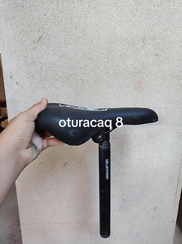 Велозапчасти: Velosiped oturacağı və oturacaq borusu komplekti - Brend: VELOSTRIM — 1
