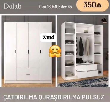 Qonaq otağı dəstləri: Dolab yeni qarderob paltar dolabı