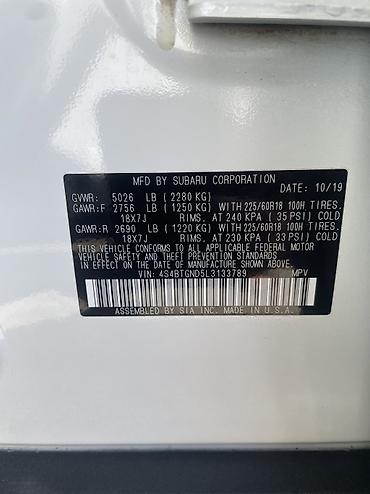продаю с: Subaru Outback: 2020 г., 2.4 л, Вариатор, Бензин, Универсал — 9