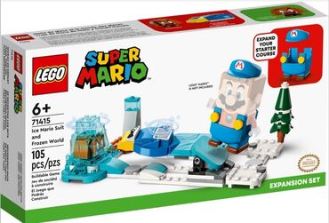 razvivajushhie igrushki dlja detej 6 mesjacev: Lego Super Mario 👲71415Костюм ледяного Марио и Морозный мир🟦
