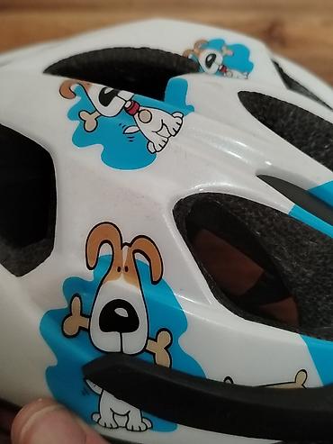Oprema za bicikliste: Dečija biciklistička kaciga sa motivom psa vel obim 49-55 - Veličina — 7